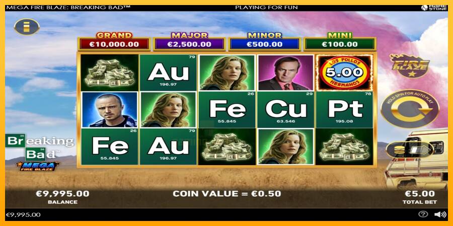 Mega Fire Blaze: Breaking Bad gaming machine for money, picture 2