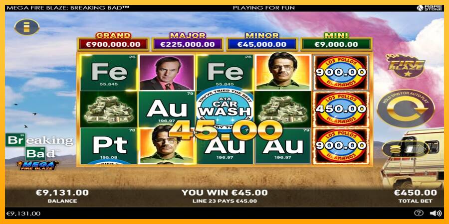 Mega Fire Blaze: Breaking Bad gaming machine for money, picture 3