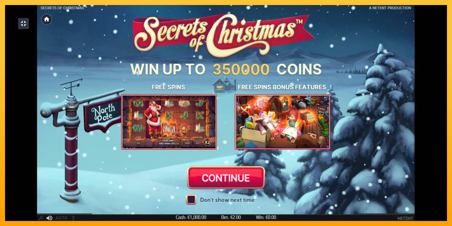 Secrets of Christmas gaming machine for money, picture 1