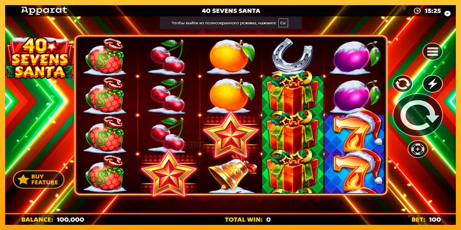 40 Sevens Santa gaming machine for money, picture 1