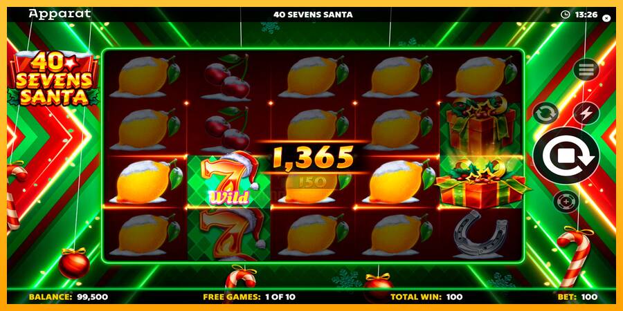 40 Sevens Santa gaming machine for money, picture 5