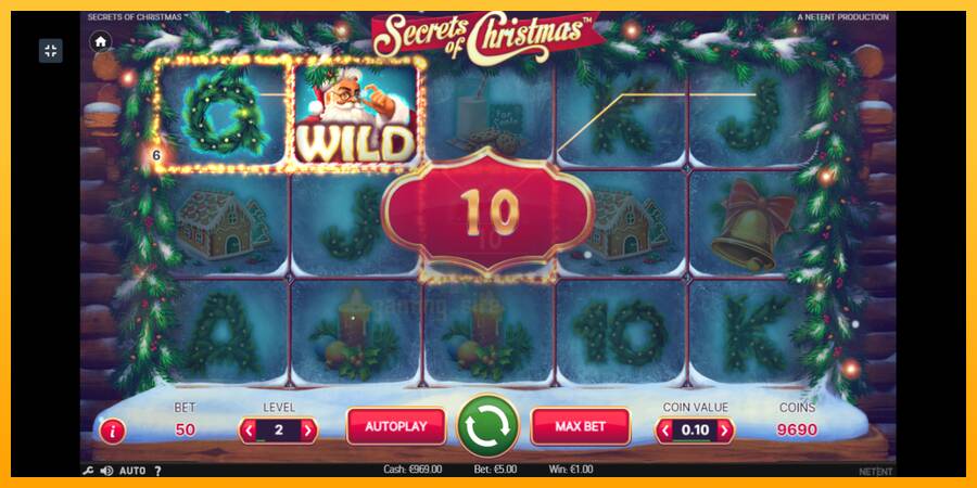 Secrets of Christmas gaming machine for money, picture 4