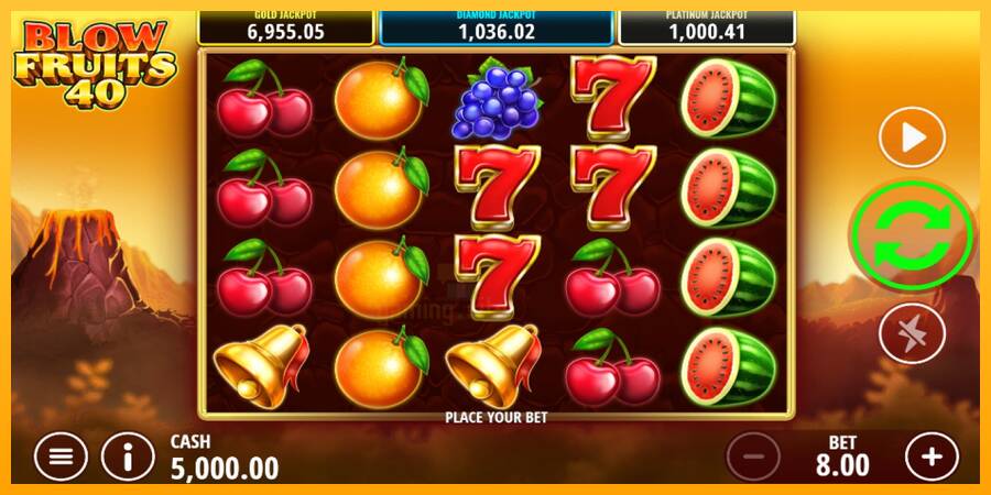 Blow Fruits 40 gaming machine for money, picture 1