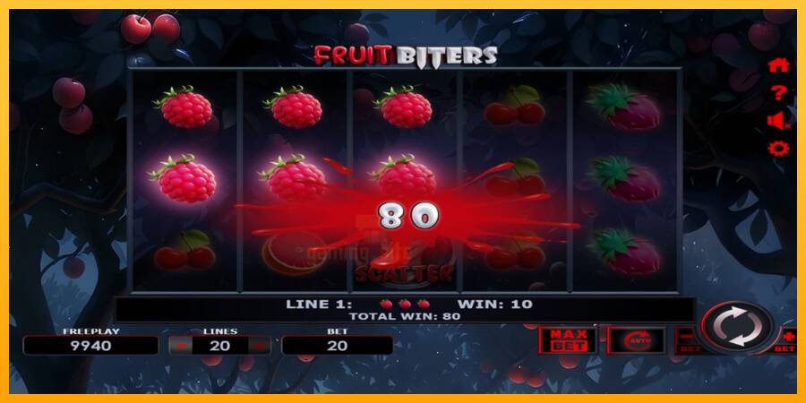 Fruit Biters gaming machine for money, picture 2