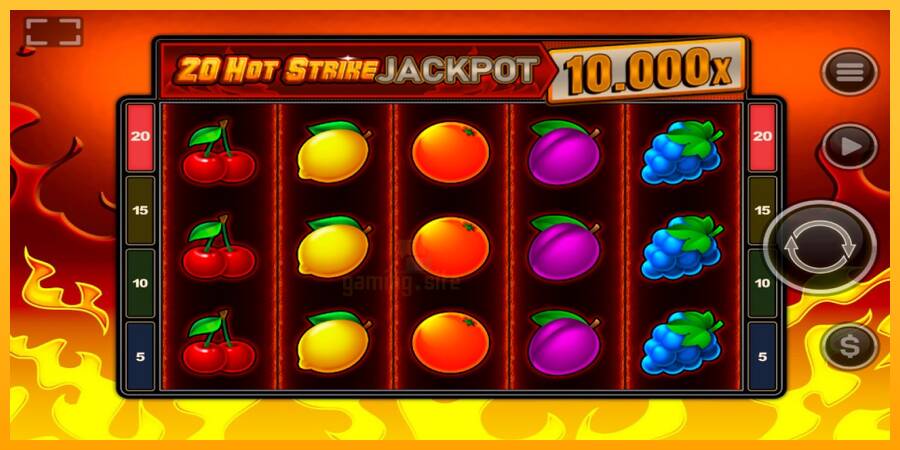 20 Hot Strike Jackpot gaming machine for money, picture 1