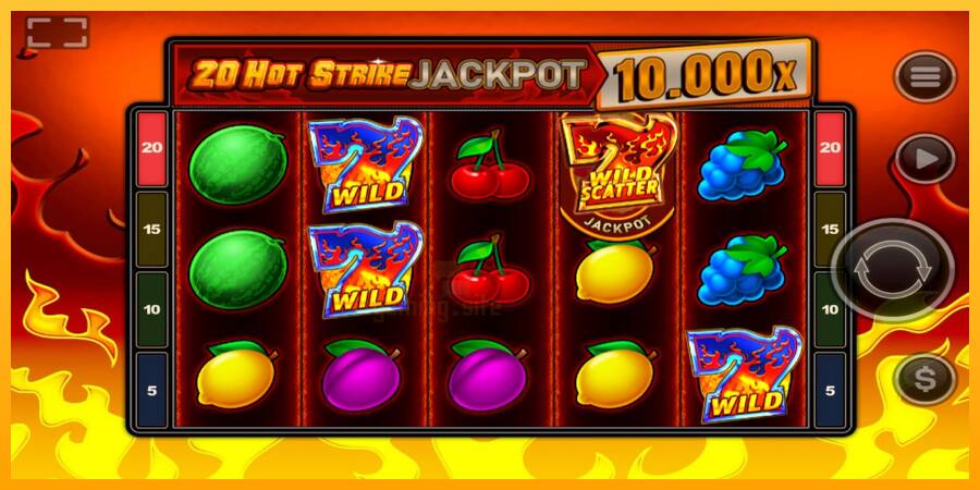 20 Hot Strike Jackpot gaming machine for money, picture 2