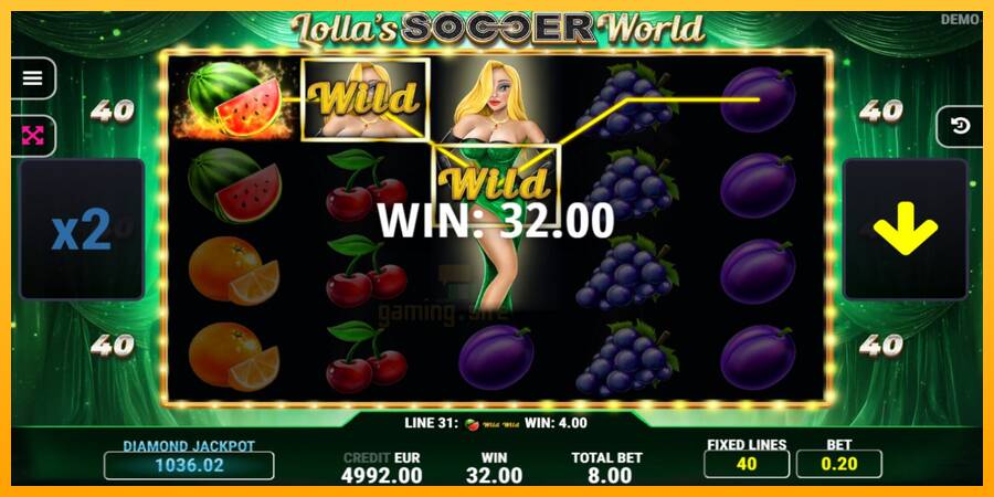 Lollas Soccer World gaming machine for money, picture 2