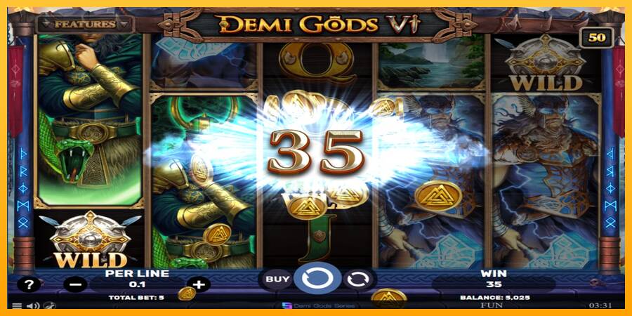 Demi Gods 6 gaming machine for money, picture 3