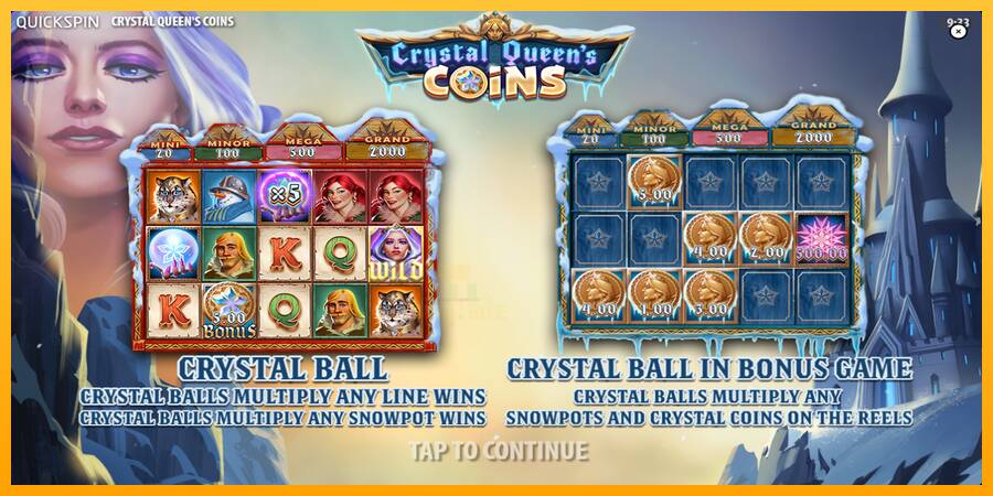 Crystal Queens Coins gaming machine for money, picture 1