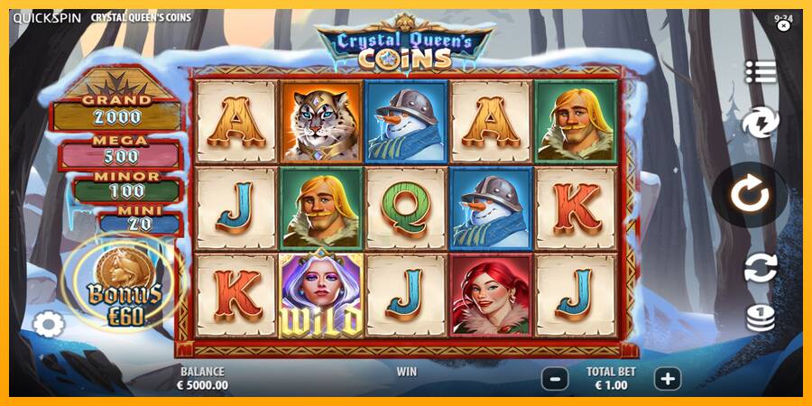 Crystal Queens Coins gaming machine for money, picture 2