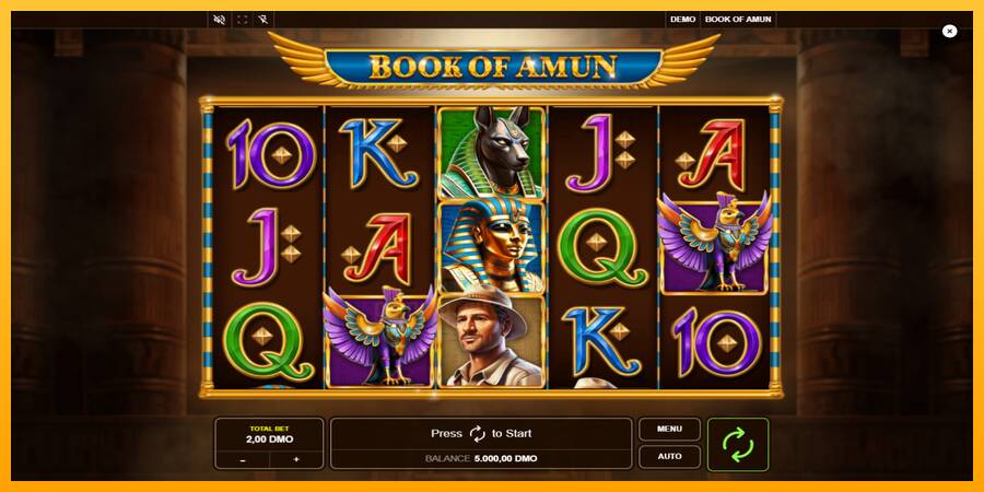 Book of Amun gaming machine for money, picture 1