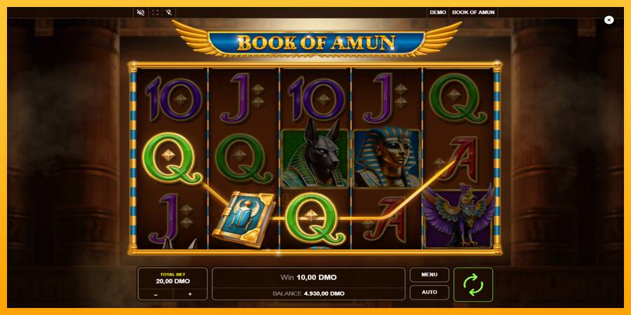 Book of Amun gaming machine for money, picture 2