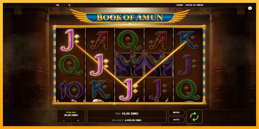 Book of Amun gaming machine for money, picture 3