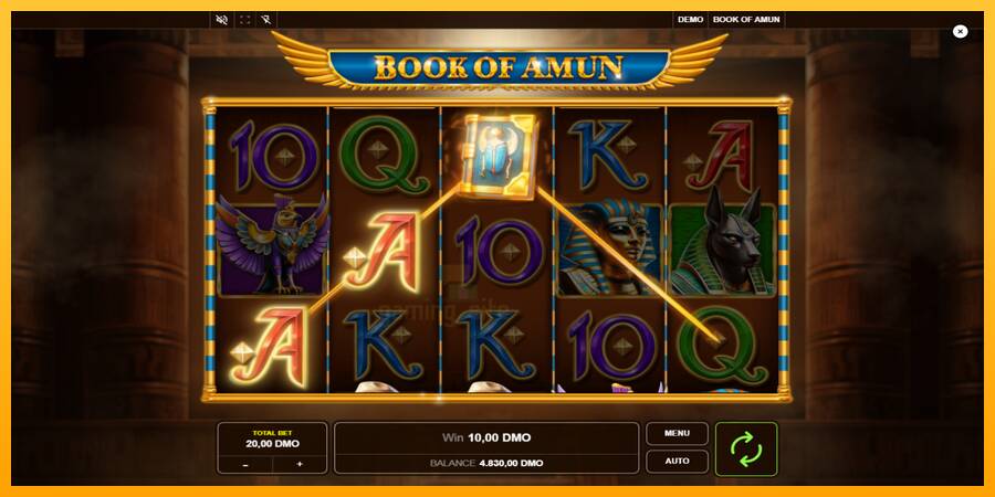 Book of Amun gaming machine for money, picture 4