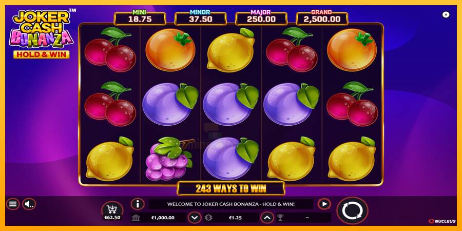 Joker Cash Bonanza - Hold & Win gaming machine for money, picture 1