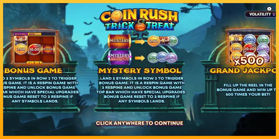 Coin Rush: Trick o Treat gaming machine for money, picture 1