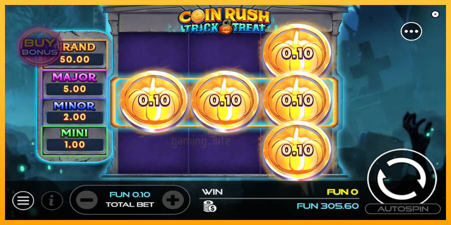 Coin Rush: Trick o Treat gaming machine for money, picture 3