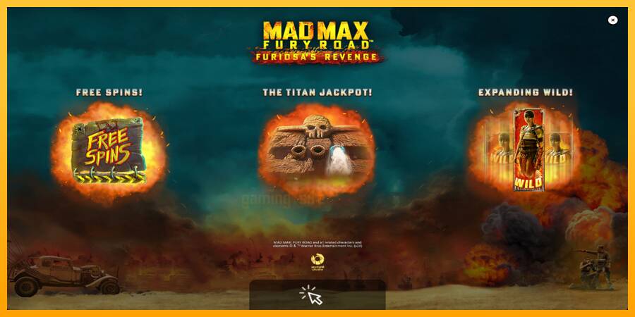 Mad Max: Fury Road - Furiosas Revenge gaming machine for money, picture 1