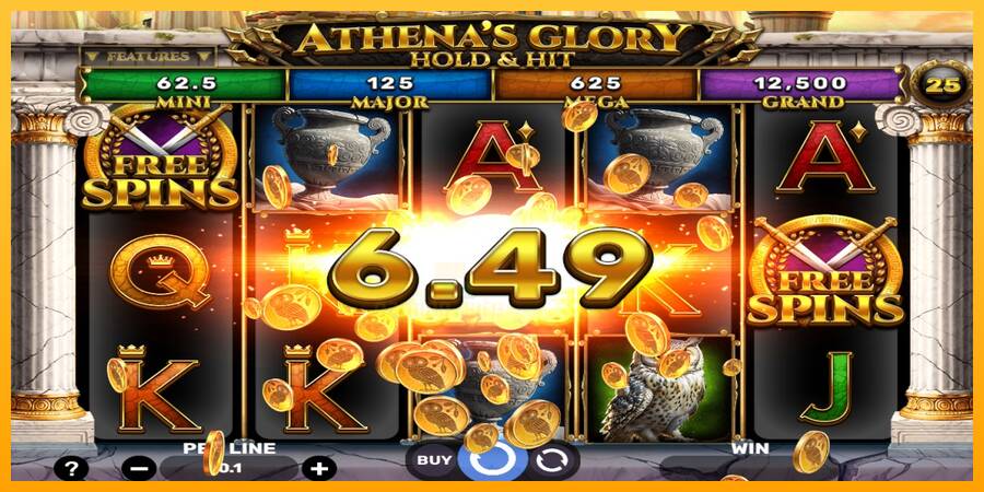 Athenas Glory Hold & Hit gaming machine for money, picture 3