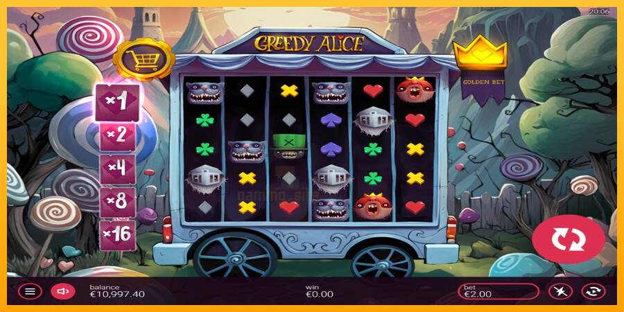 Greedy Alice gaming machine for money, picture 2