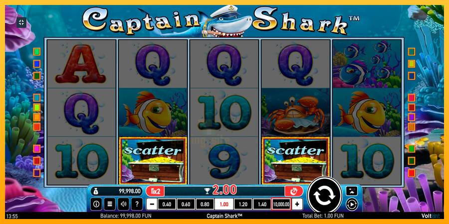 Captain Shark gaming machine for money, picture 2