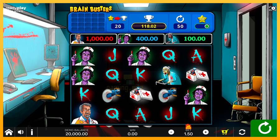 Brain Busters gaming machine for money, picture 1