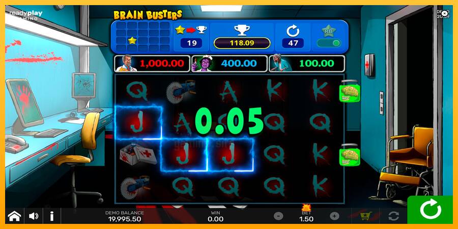 Brain Busters gaming machine for money, picture 2