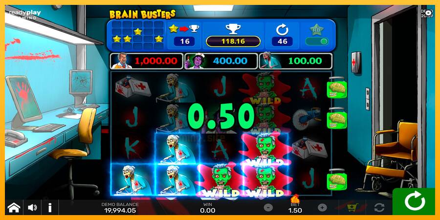 Brain Busters gaming machine for money, picture 3