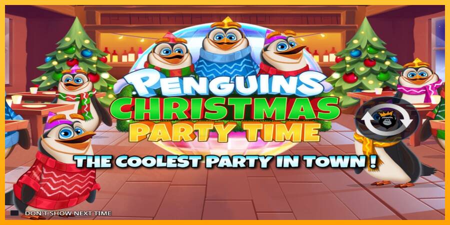 Penguins Christmas Party Time gaming machine for money, picture 1