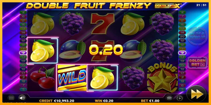 Double Fruit Frenzy DoubleMax gaming machine for money, picture 4