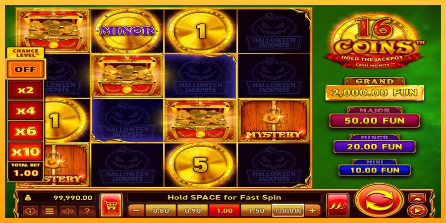 16 Coins Grand Gold Edition Halloween Jackpots gaming machine for money, picture 3