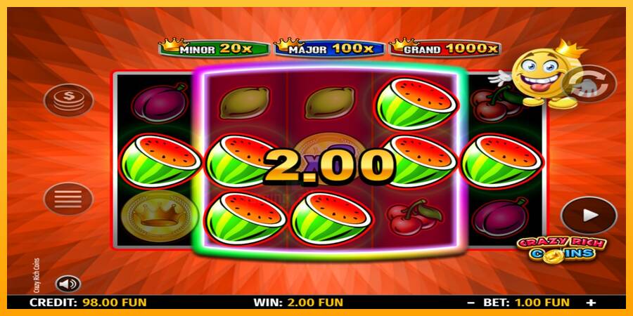 Crazy Rich Coins gaming machine for money, picture 3