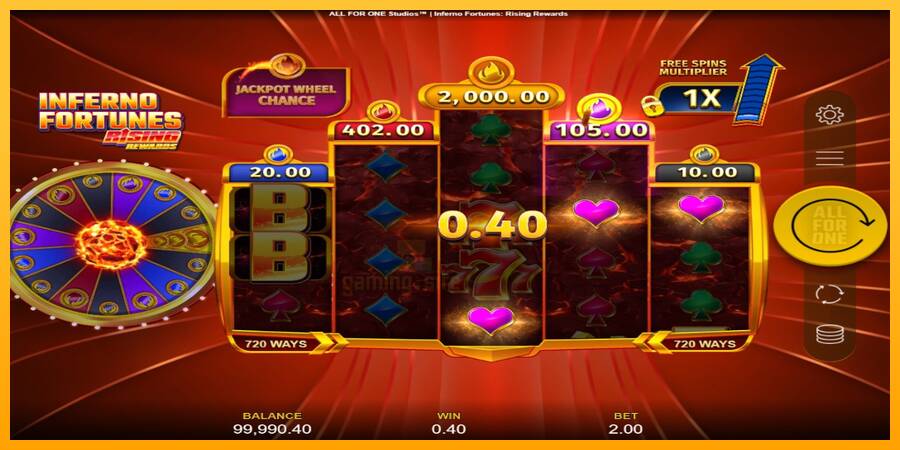 Inferno Fortunes: Rising Rewards gaming machine for money, picture 3