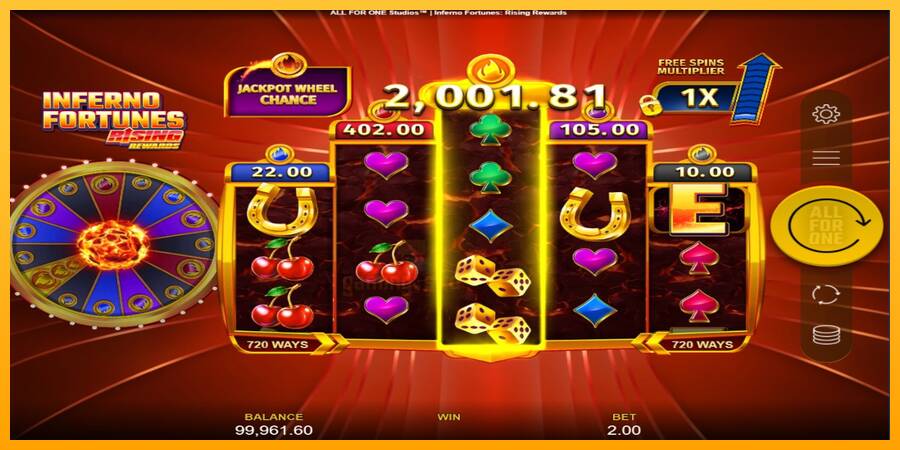 Inferno Fortunes: Rising Rewards gaming machine for money, picture 4