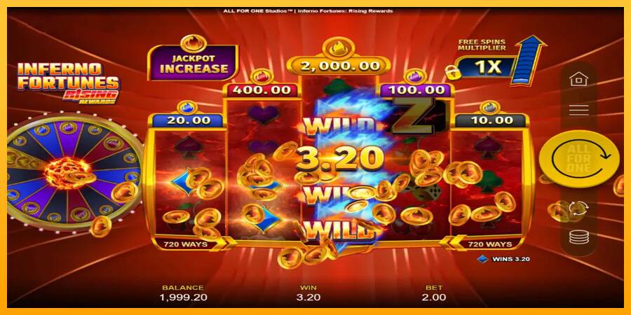 Inferno Fortunes: Rising Rewards gaming machine for money, picture 5