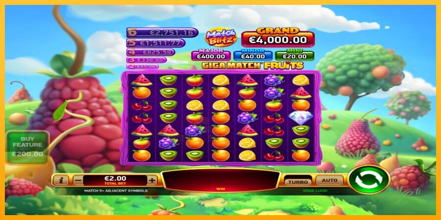 Giga Match Fruits gaming machine for money, picture 2