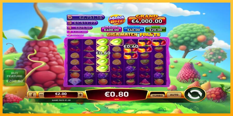 Giga Match Fruits gaming machine for money, picture 3