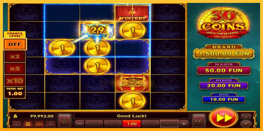 30 Coins Halloween Jackpots gaming machine for money, picture 2