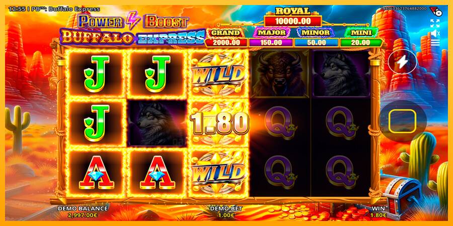 Power Boost: Buffalo Express gaming machine for money, picture 2