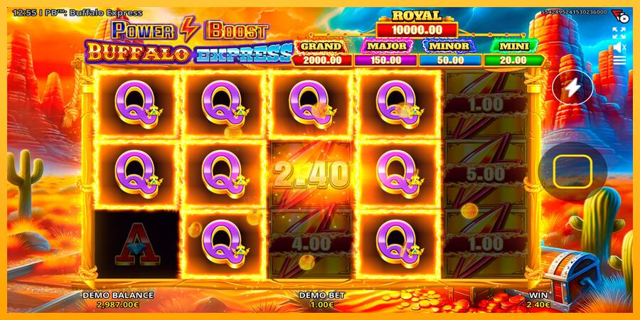 Power Boost: Buffalo Express gaming machine for money, picture 4