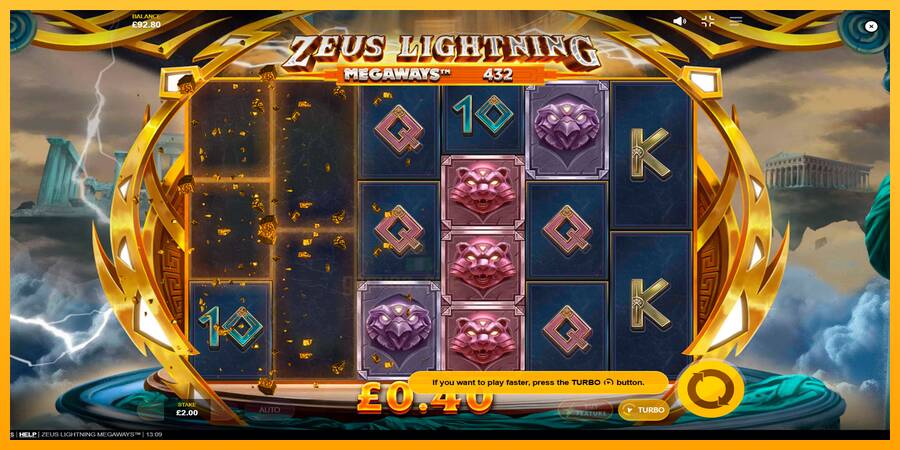 Zeus Lightning Megaways gaming machine for money, picture 3