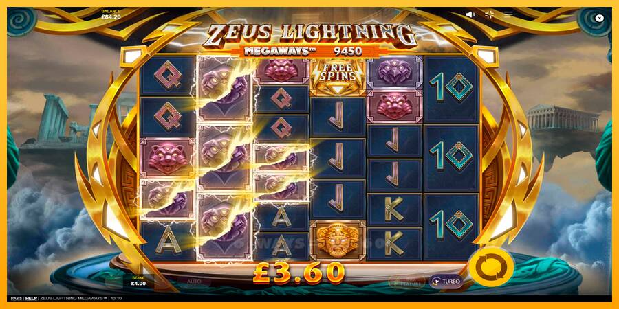 Zeus Lightning Megaways gaming machine for money, picture 5