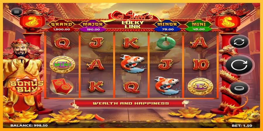 Caishens Lucky Link gaming machine for money, picture 2