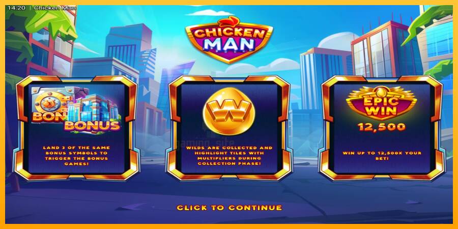 Chicken Man gaming machine for money, picture 1