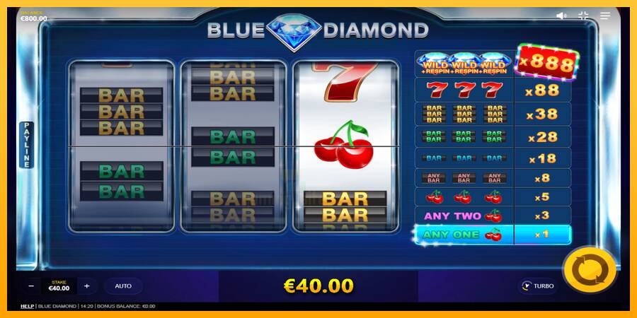 Blue Diamond gaming machine for money, picture 3