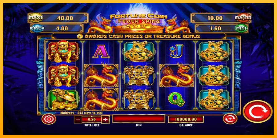 Fortune Coin Fever Spins gaming machine for money, picture 1