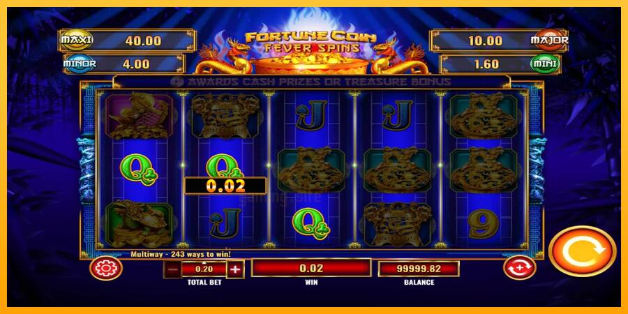 Fortune Coin Fever Spins gaming machine for money, picture 2