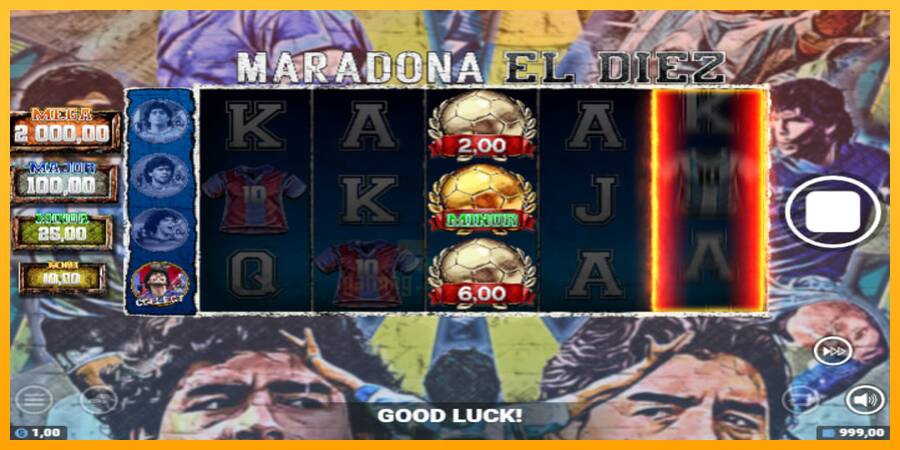 Maradona El Diez gaming machine for money, picture 4