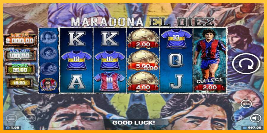 Maradona El Diez gaming machine for money, picture 5