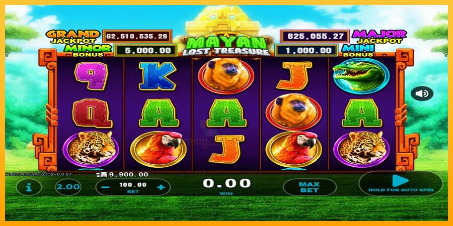 Mayan Lost Treasure gaming machine for money, picture 1